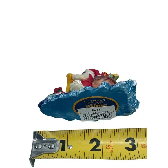 SEASIDE SANTA sunglasses Christmas ornament Erco in box Water Scooter jet-ski 4” - Picture 11 of 13